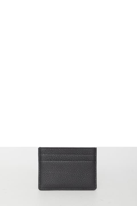Wallets for Men Valentino Garavani Leather Card Holder