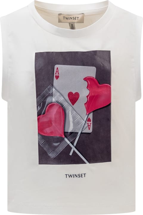 TwinSet for Kids TwinSet Top With Logo