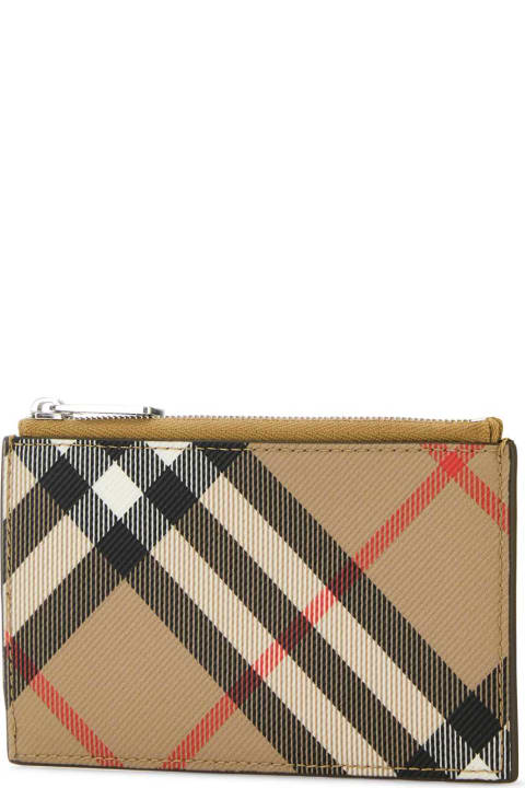 Burberry Accessories for Men Burberry Printed Canvas Check Card Holder