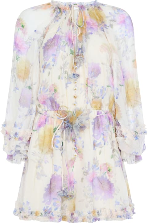 Zimmermann for Men Zimmermann Luna Ruffle Playsuit
