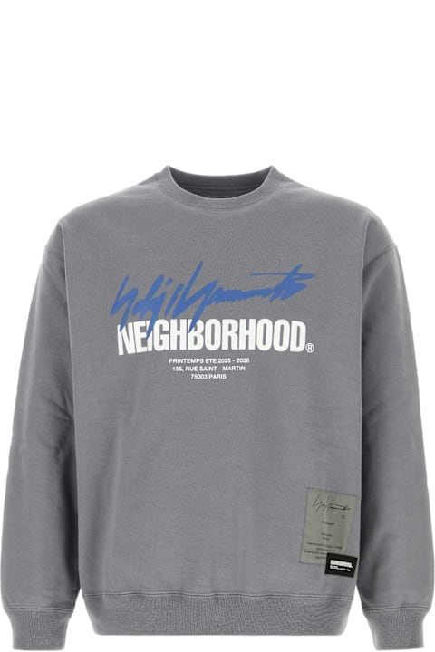 Yohji Yamamoto لـ Women Yohji Yamamoto Grey Cotton Yohji Yamamoto X Neighborhood Sweatshirt