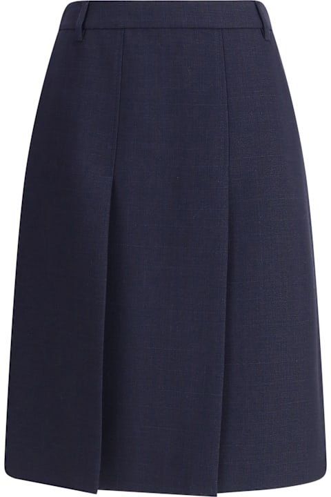 Homeware Prada Virgin Wool Midi Skirt