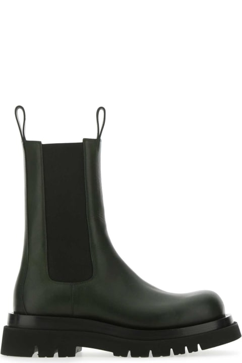 Boots for Men Bottega Veneta Leather Lug Boots