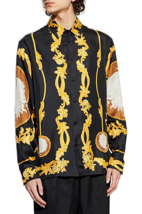 Versace for Men Versace Pattern-printed Long-sleeved Shirt