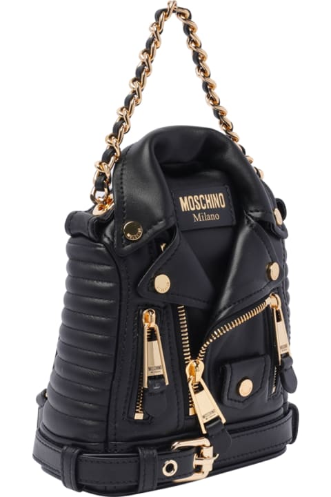 Moschino لـ Women Moschino Moschino Biker Backpack