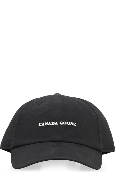 Canada Goose Accessories for Men Canada Goose Logo Baseball Cap