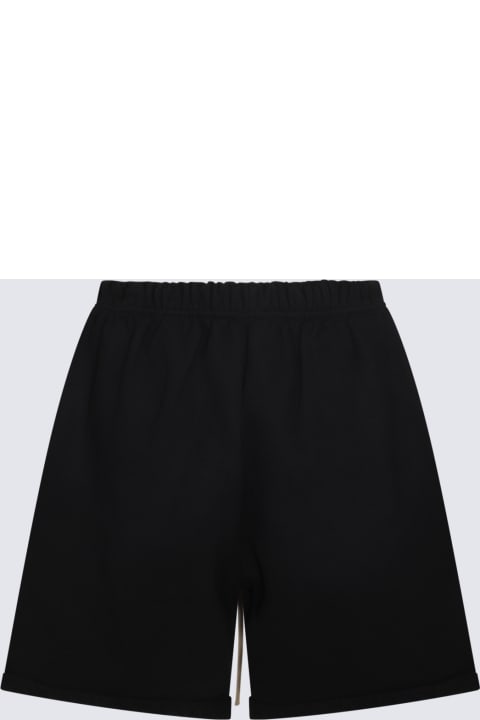 Pants for Men Fear of God Black Cotton Shorts