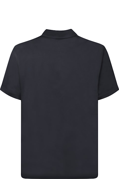 Paul Smith for Kids Paul Smith Blue Interlock Piquet Polo Shirt