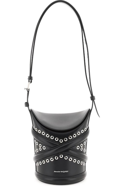 Homeware Alexander McQueen The Curve Small Bucket Bag