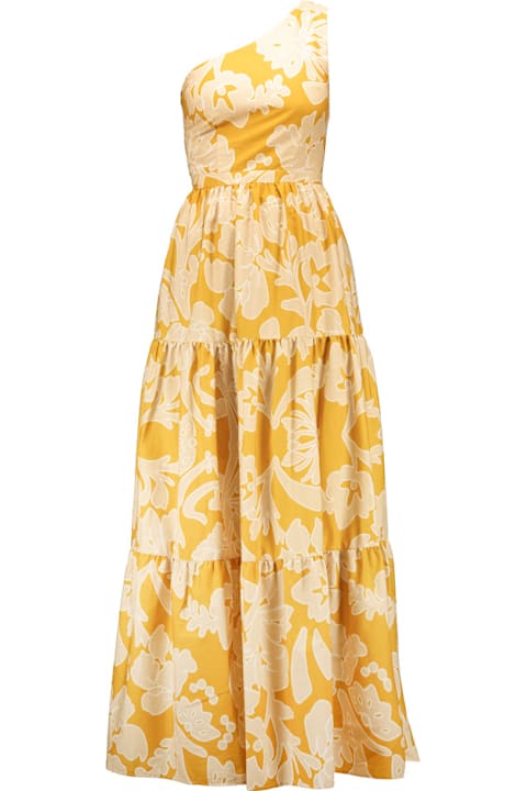 Amotea Dresses for Women Amotea Leonor Flowered Ochre