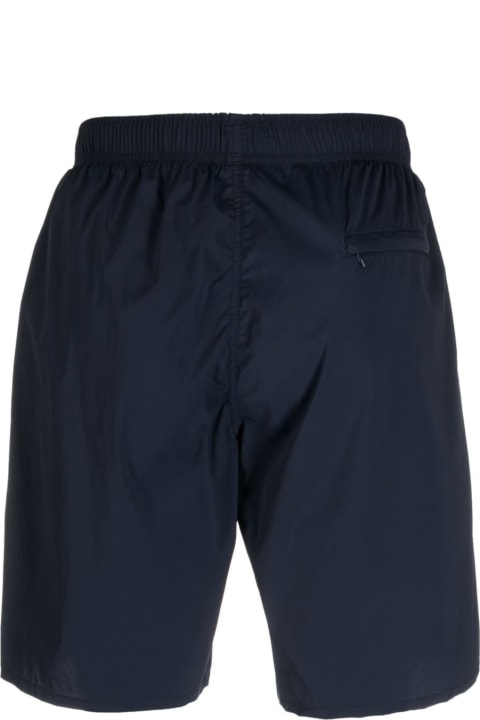 Jil Sander Pants for Men Jil Sander Blue Shorts With Logo In Polyammide Man