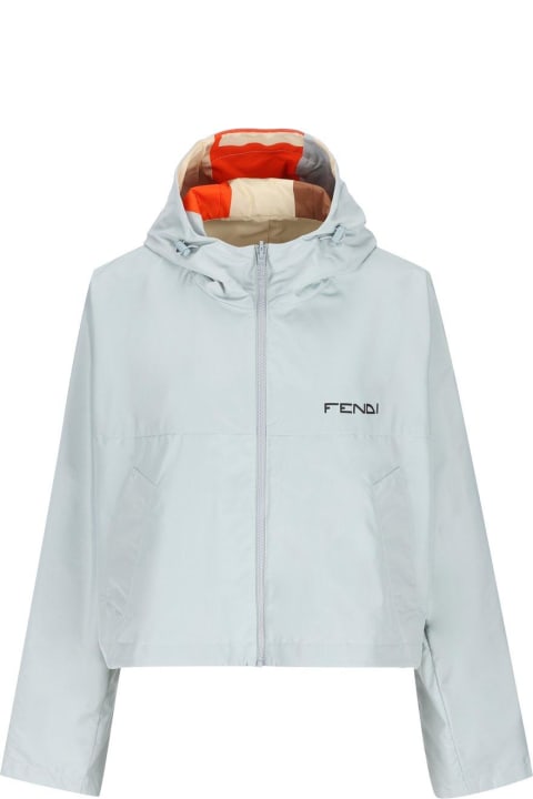 Fendi Coats & Jackets for Women Fendi Reversible Short Parka