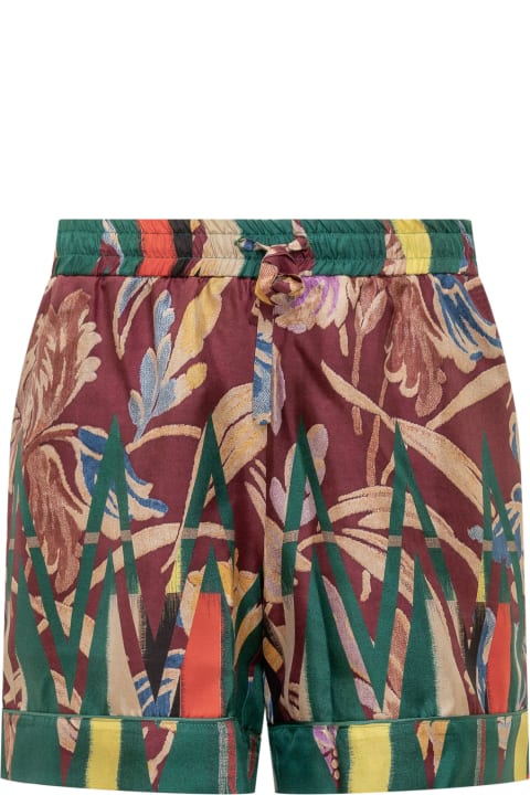 Pierre-Louis Mascia Pants for Men Pierre-Louis Mascia Silk Shorts