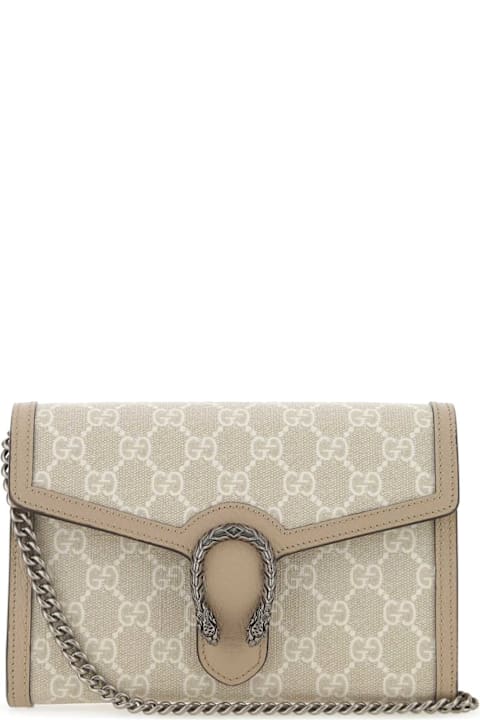 Gucci حقائب لـ السيدات Gucci Gg Supreme Fabric Dionysus Clutch