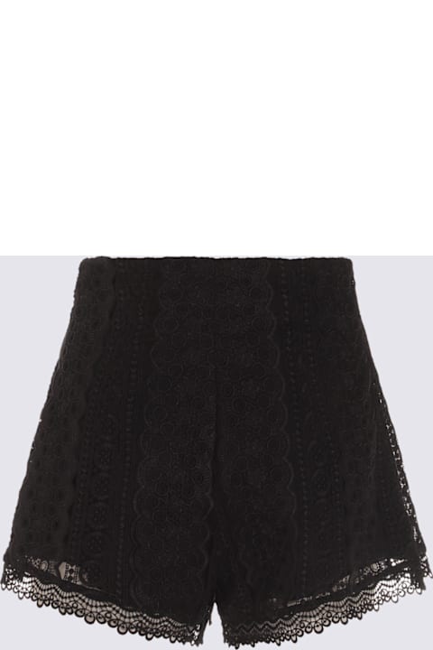 Charo Ruiz Clothing for Women Charo Ruiz Black Cotton Blend Shorts
