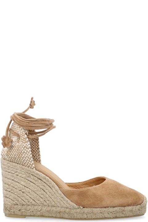 أدوات منزلية Castañer Castañer Carina Suede Wedge Espadrilles