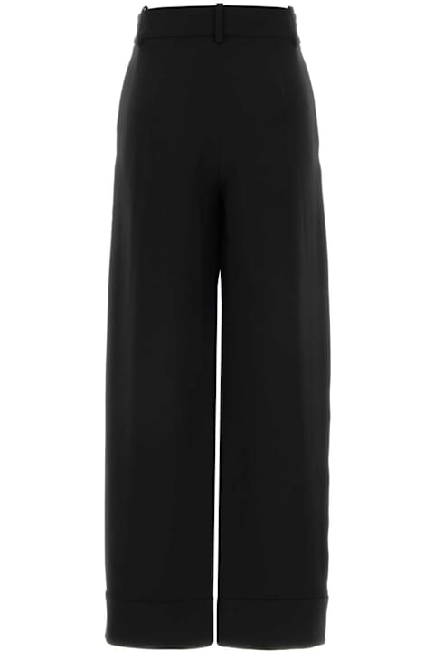 Giorgio Armani for Kids Giorgio Armani Black Crepe Wide-leg Pant