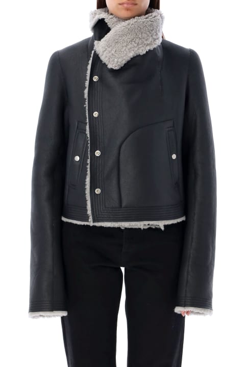 Rick Owens معاطف وجواكت لـ السيدات Rick Owens Classic Biker Jacket