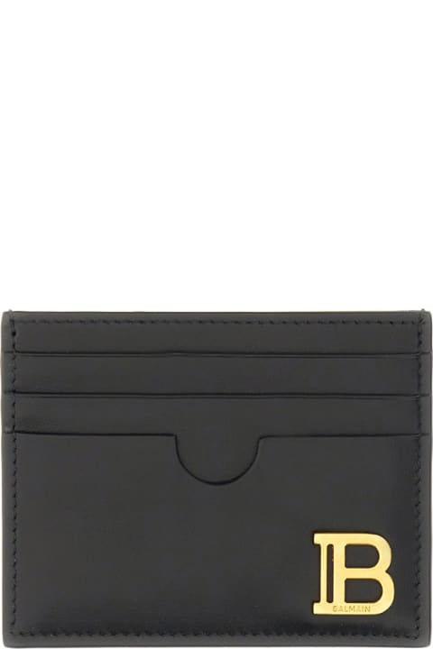 Accessories for Women Balmain Card Holder With Logo