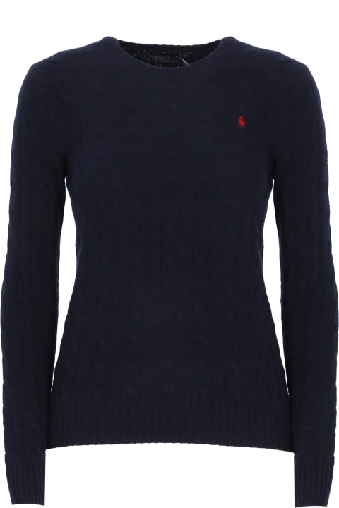 ウィメンズ Polo Ralph Laurenのニットウェア Polo Ralph Lauren Wool And Cashmere Braided Sweater