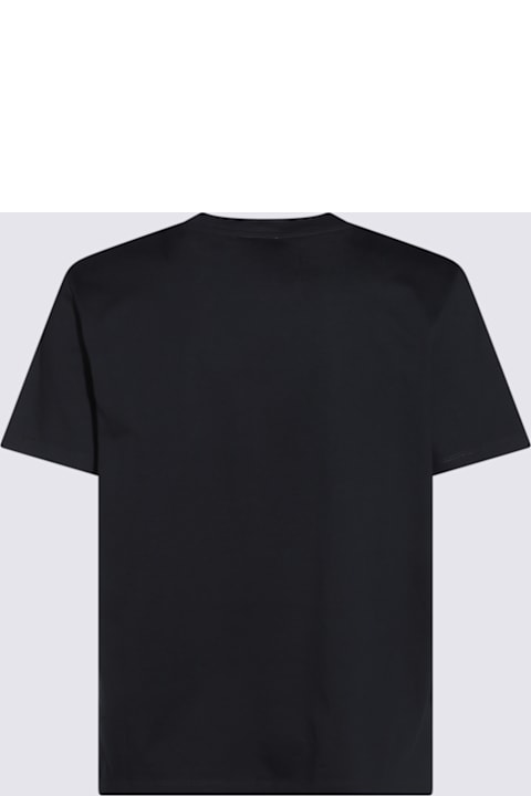 Tod's ملابس علوية لـ القسم الرجالي Tod's Blue Cotton T-shirt