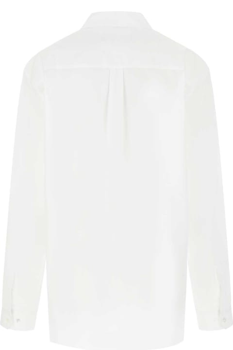 Y/Project Topwear for Women Y/Project White Poplin Shirt