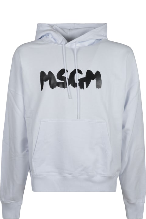 MSGM Fleeces & Tracksuits for Men MSGM Logo Print Hoodie