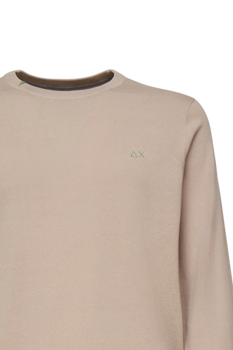 Sun 68 Sweaters for Men Sun 68 Cotton Sweater With Logo