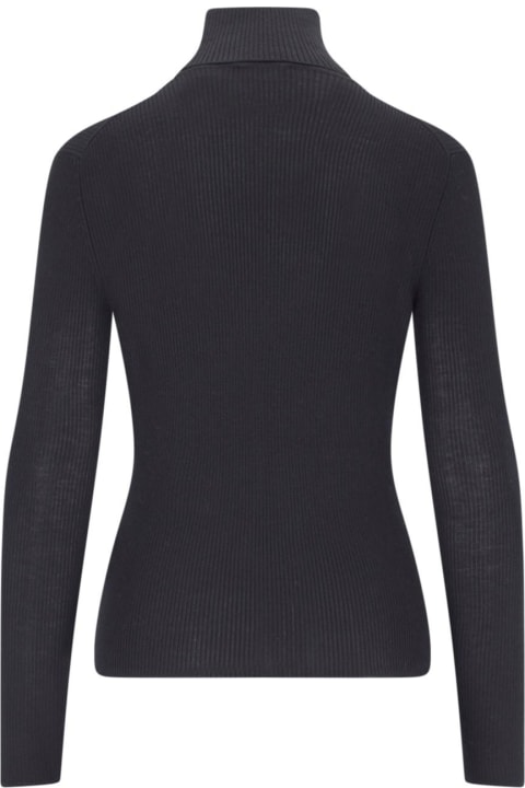 Parosh لـ Women Parosh Ribbed Turtleneck Sweater