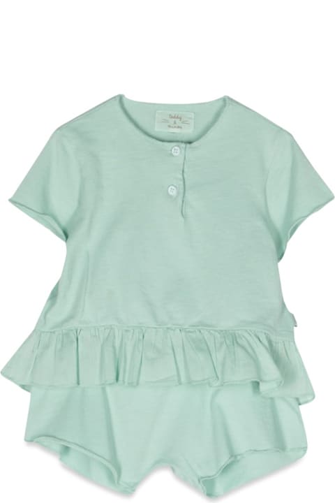 Teddy & Minou for Kids Teddy & Minou Ruffled T-shirt And Shorts Set