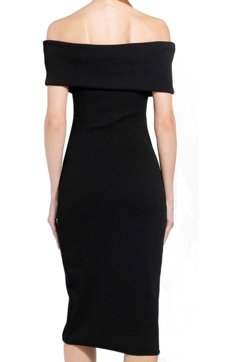 Bottega Veneta for Women Bottega Veneta Off-the-shoulder Fitted Dress