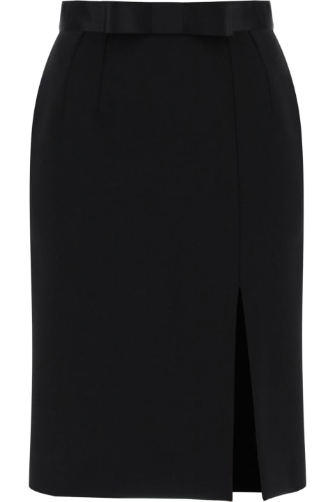 Dolce & Gabbana Womenのセール Dolce & Gabbana 'knee-length Skirt With Satin