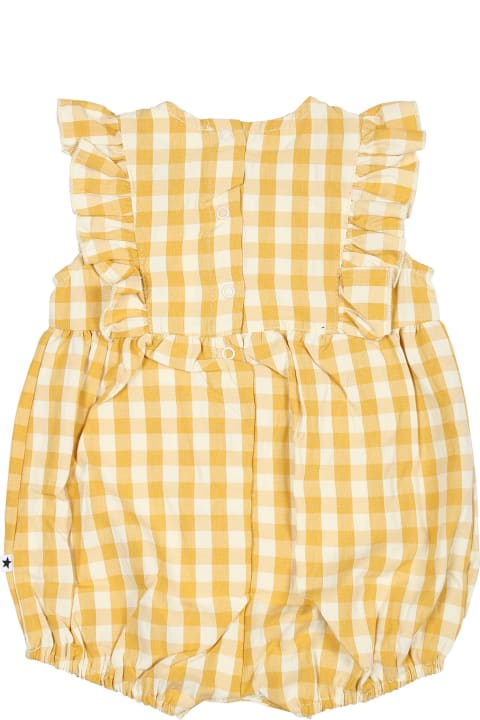 Bodysuits & Sets for Baby Boys Molo Yellow Romper For Baby Girl