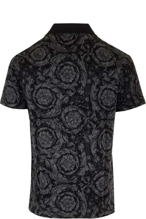 Versace Topwear for Men Versace Slim Fit Polo Shirt
