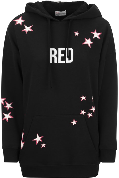 ウィメンズ RED Valentinoのフリース＆ラウンジウェア RED Valentino Jersey Sweatshirt