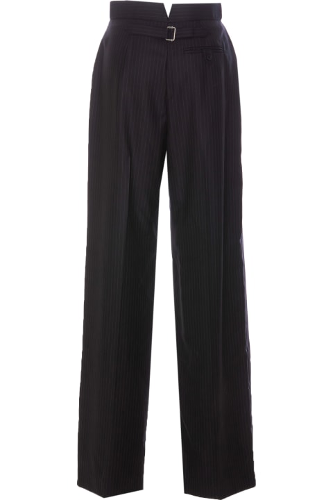 Alexander McQueen for Women Alexander McQueen Pinstripe Wool Chinos