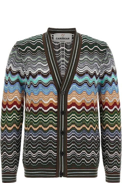Missoni for Kids Missoni Greek Pattern Cardigan