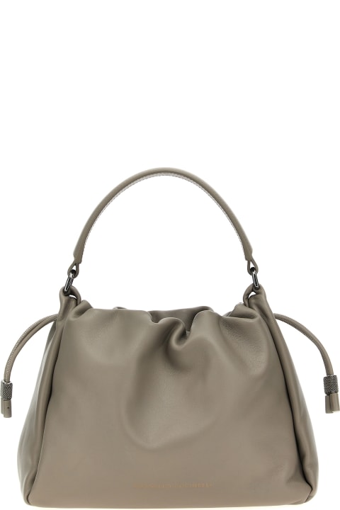 Bags for Women Brunello Cucinelli 'monile' Leather Handbag