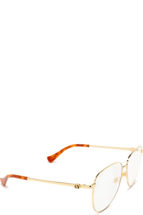 Gucci Eyewear Eyewear for Women Gucci Eyewear Gg1419s Gold Sunglasses