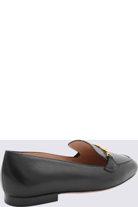 Bally Flat Shoes for Women Bally Black Leather Obrien Loafers