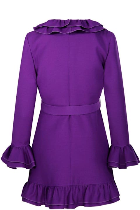 Homeware Valentino Ruffled V-neck Mini Dress