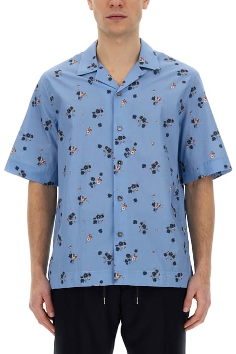 メンズ Paul Smithのシャツ Paul Smith Shirt With Floral Pattern