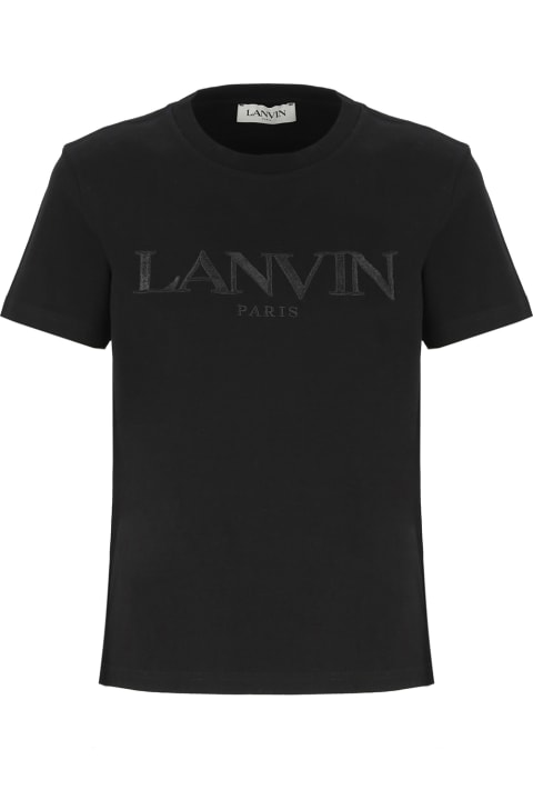 Clothing for Women Lanvin Cotton Logoed T-shirt