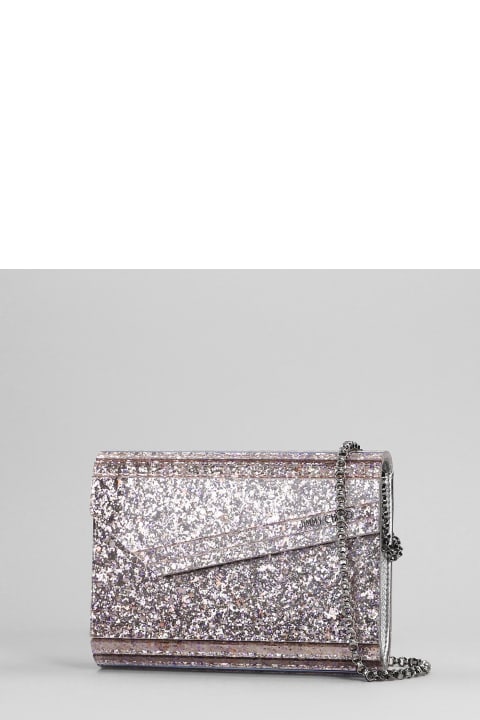Jimmy Choo Shoulder Bags for Women Jimmy Choo Candy Hand Bag In Silver Acrylic