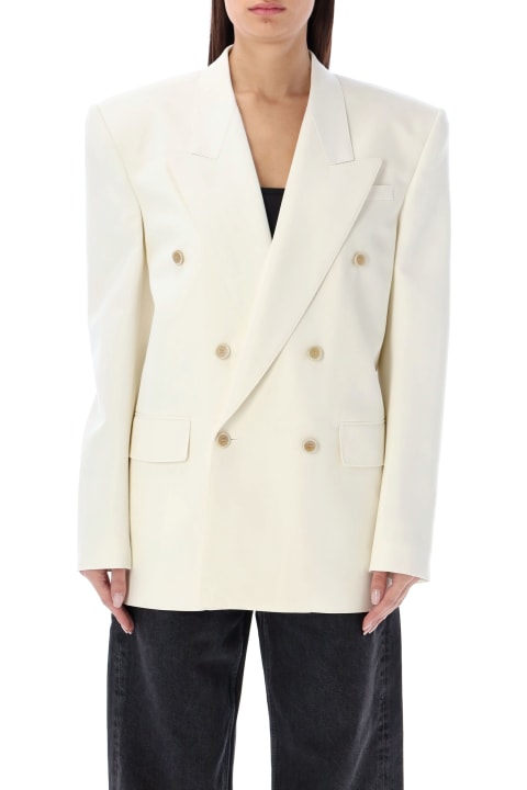 Saint Laurent Coats & Jackets for Women Saint Laurent Jacket In Wool Gabardine