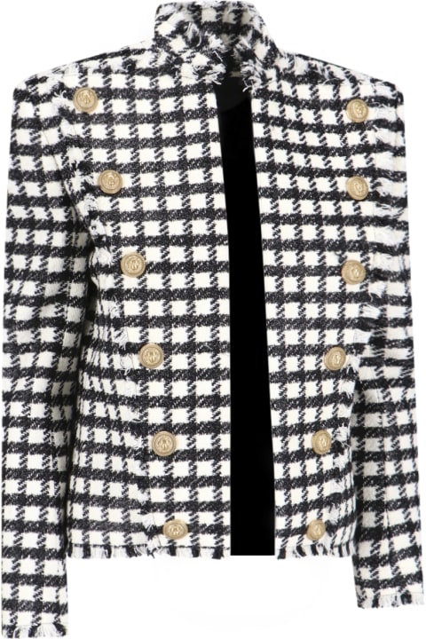 Balmain Coats & Jackets for Women Balmain Tweed Jacket