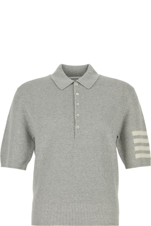 Thom Browne for Homeware Thom Browne Textured Stitchrelaxed Fit Sspolo In L