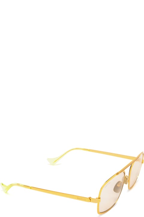 Gucci Eyewear Eyewear for Women Gucci Eyewear Gg1250s Gold Sunglasses