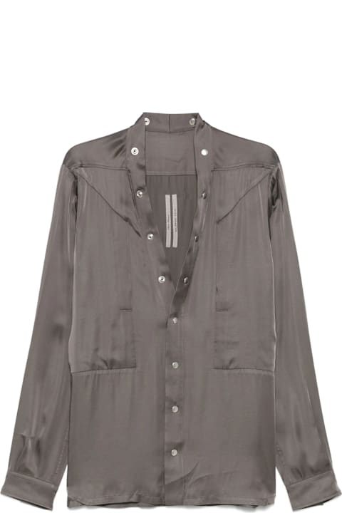 Rick Owens قمصان لـ القسم الرجالي Rick Owens Rick Owens Shirts Brown