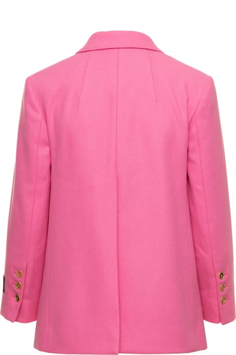 Pink Double-breasted Jacket Woman Patou